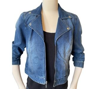 Chico’s Denim Moto-Style Jacket